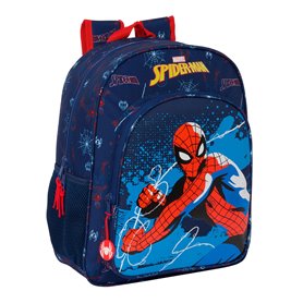 Cartable Spider-Man Neon Blue marine 32 X 38 X 12 cm