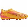 Chaussures de foot pour Enfants Puma ULTRA MATCH L MG Orange