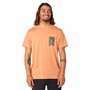 T-shirt à manches courtes homme Rip Curl Desti Animals Orange