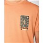 T-shirt à manches courtes homme Rip Curl Desti Animals Orange