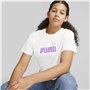 T shirt à manches courtes Enfant Puma Cropped