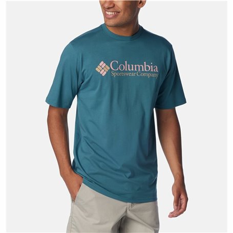 T-shirt à manches courtes homme Columbia CSC Basic Logo Bleu