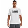 T-shirt à manches courtes homme Under Armour Team issue Wordmark Blanc