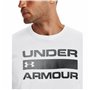 T-shirt à manches courtes homme Under Armour Team issue Wordmark Blanc