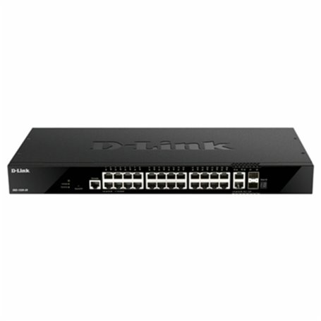 D-Link DGS-1520-28 commutateur réseau Géré L3 10G Ethernet (100/1000/10000) 1U Noir