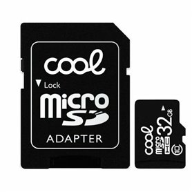 Carte Mémoire Micro SD avec Adaptateur Cool 32 GB