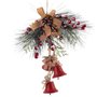 Décorations de Noël Rouge Multicouleur Métal Plastique Fibre Cloches 36 x 6