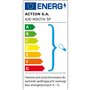 Suspension Activejet NIKITA 5P Nikiel Blanc nickel Métal verre 200 W (1 Unité)