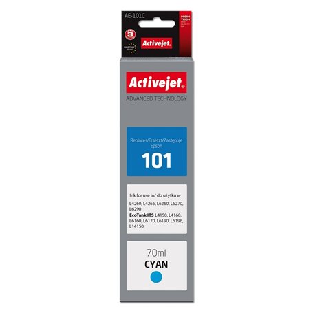 Cartouche d'encre originale Activejet AAE-101C Cyan