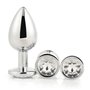 Plug Anal Dream Toys Gleaming Love Argenté