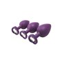 Plug Anal Dream Toys Flirts Violet 3 Pièces