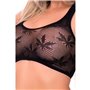 Ensemble de Lingerie Pink Lipstick Noir (S/M)