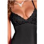 Ensemble de Lingerie René Rofé Noir (S/M)