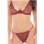 Ensemble de Lingerie René Rofé Rouge (M/L)