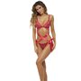 Ensemble de Lingerie René Rofé Rouge (M/L)