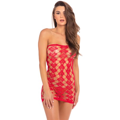 Robe René Rofé Rouge (Taille unique)