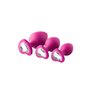 Plug Anal Dream Toys Flirts Rose 3 Pièces