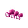 Plug Anal Dream Toys Flirts Rose 3 Pièces