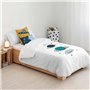 Housse de Couette Kids&Cotton Dayton Big Blanc 175 Fils 180 x 220 cm 180 x 240 cm