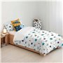 Housse de Couette Kids&Cotton Dayton Small Blanc 175 Fils 180 x 220 cm 180 x 240 cm
