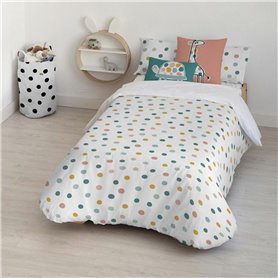 Housse de Couette Kids&Cotton Kibo Small Multicouleur 175 Fils 180 x 220 cm 180 x 240 cm