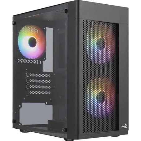 Boîtier PC - AEROCOOL - Hexform G v2 (Noir) - Mini tour - Format Micro-ATX - Sans alimentation