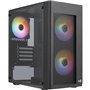 Boîtier PC - AEROCOOL - Hexform G v2 (Noir) - Mini tour - Format Micro-ATX - Sans alimentation