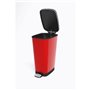 KIS Poubelle a pédale Chic Bin Style - 42.5L - Rouge