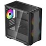 Boîtier PC - DEEPCOOL - CC360 A-RGB (Noir) - Mini tour - Format Micro-ATX - 3x120mm A-RGB