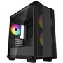 Boîtier PC - DEEPCOOL - CC360 A-RGB (Noir) - Mini tour - Format Micro-ATX - 3x120mm A-RGB