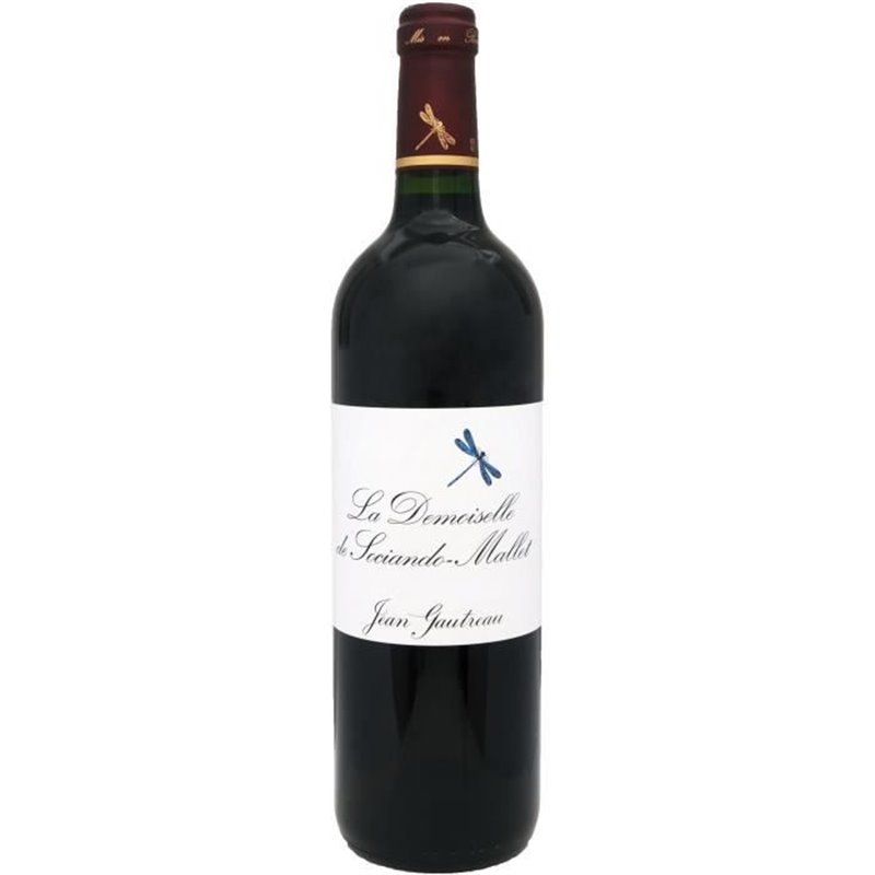 La Demoiselle de Sociando Mallet 2019 Haut Médoc - Vin rouge de Bordeaux