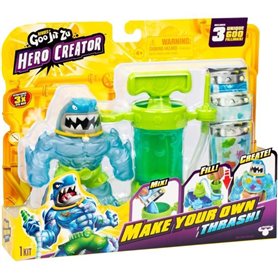 Figurine Hero Creator Thrash 11cm - HERoeS OF GOO JIT ZU - Kit de création de texture personnalisée