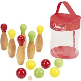 JEUJURA Jeux de bowling et pétanque en bois Made in France