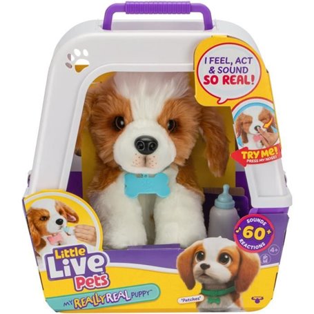 Mon Chiot Beagle - MOOSE TOYS - REALLY REAL - LITTLE LIVE PETS - Chiot interactif avec sons et réactions