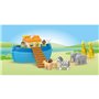 PLAYMOBIL 71681 Arche de Noé transportable - Junior - Comprend un bateau flottant - Des 1 an