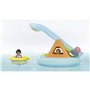 PLAYMOBIL Junior 71687 Ilôt avec toboggan aquatiqueComprend deux personnages, un bébé pieuvre et des accessoires - Des 1