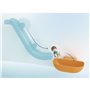 PLAYMOBIL Junior 71689 Toboggan aquatique et animaux marins Comprend un personnage, des animaux et des accessoires - Des