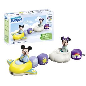 PLAYMOBIL 71697 Train des nuages de Mickey et Minnie - Disney - Comprend Minnie