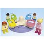 PLAYMOBIL Junior 71701 Enfants et tourniquet - Comprend quatre personnages et un tourniquet - Des 1 an