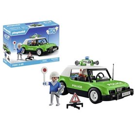 PLAYMOBIL 71591  Voiture de police collector  - édition spéciale anniversaire Playmobil - Des 5 ans