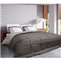 CALGARY Couette chaude Microfibre 400g/m² Taupe & Lin 140x200cm