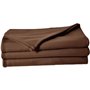 TOISON D'OR - Couverture polaire - Poleco - 220x240cm - Chocolat