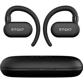 Ecouteurs sans fil extra auriculaires - Bluetooth 5.4 - RYGHT - Open - Noir