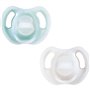 Sucettes - TOMMEE TIPPEE - Ultra-légeres - 0-6 mois - Lot de 2 sucettes monobloc sans BPA