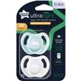 Sucettes - TOMMEE TIPPEE - Ultra-légeres - 0-6 mois - Lot de 2 sucettes monobloc sans BPA