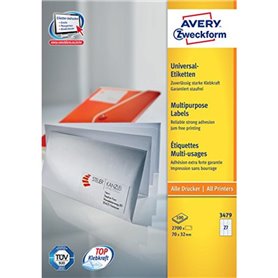 Étiquettes Avery Zweckform 70 x 32 mm