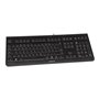 CHERRY KC 1000 clavier USB QWERTZ Allemand Noir