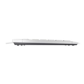CHERRY STREAM clavier Bureau USB QWERTY Anglais américain Blanc