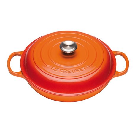 Cocotte Ronde 30cm Rouge Four Le Creuset Gourmet Professionnel (21180300902430)