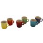 Lot de 6 tasses à expresso Le Creuset Signature 100ml arc-en-ciel (79114108359030)